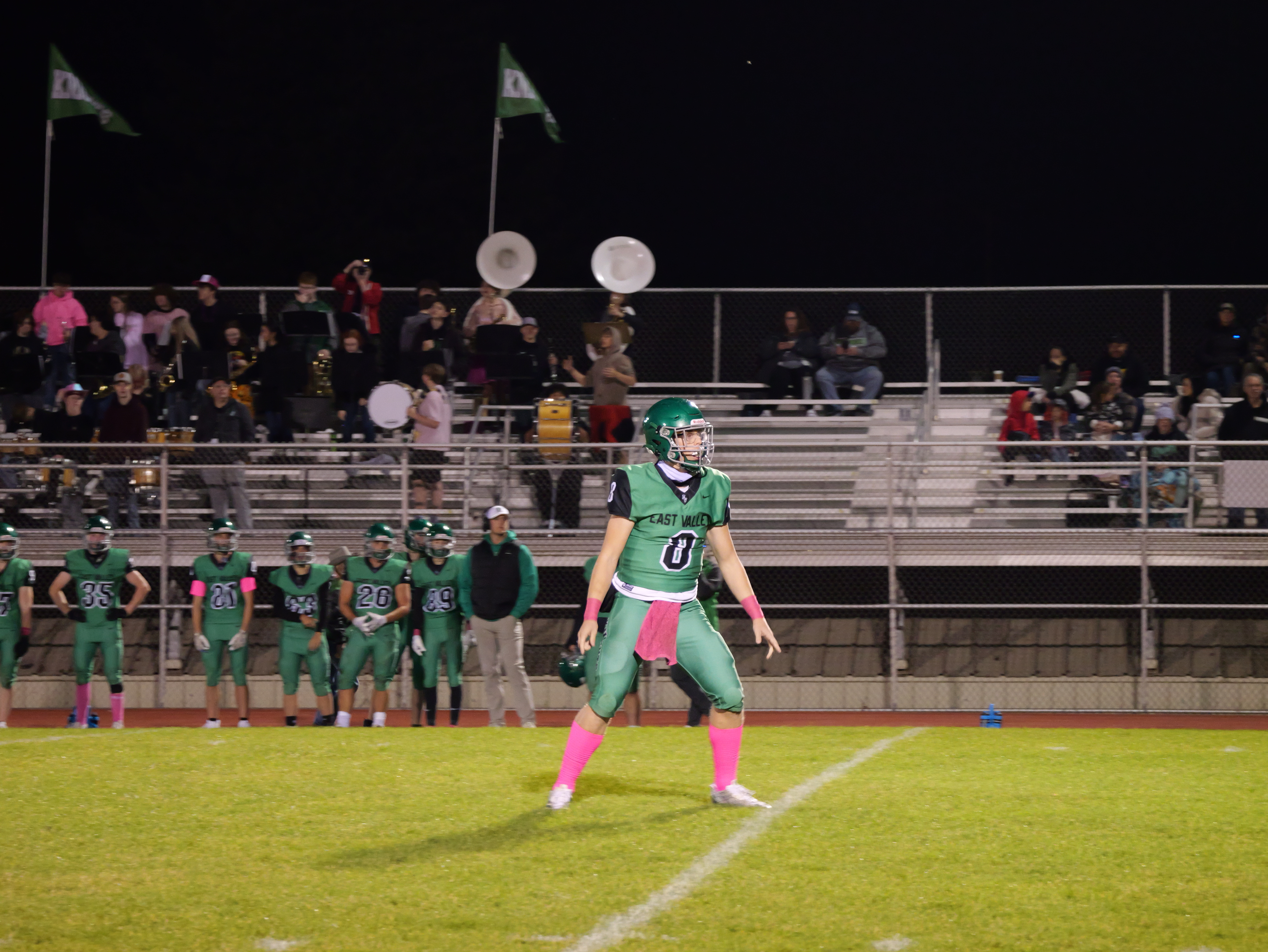 East Valley Football Player Stance
