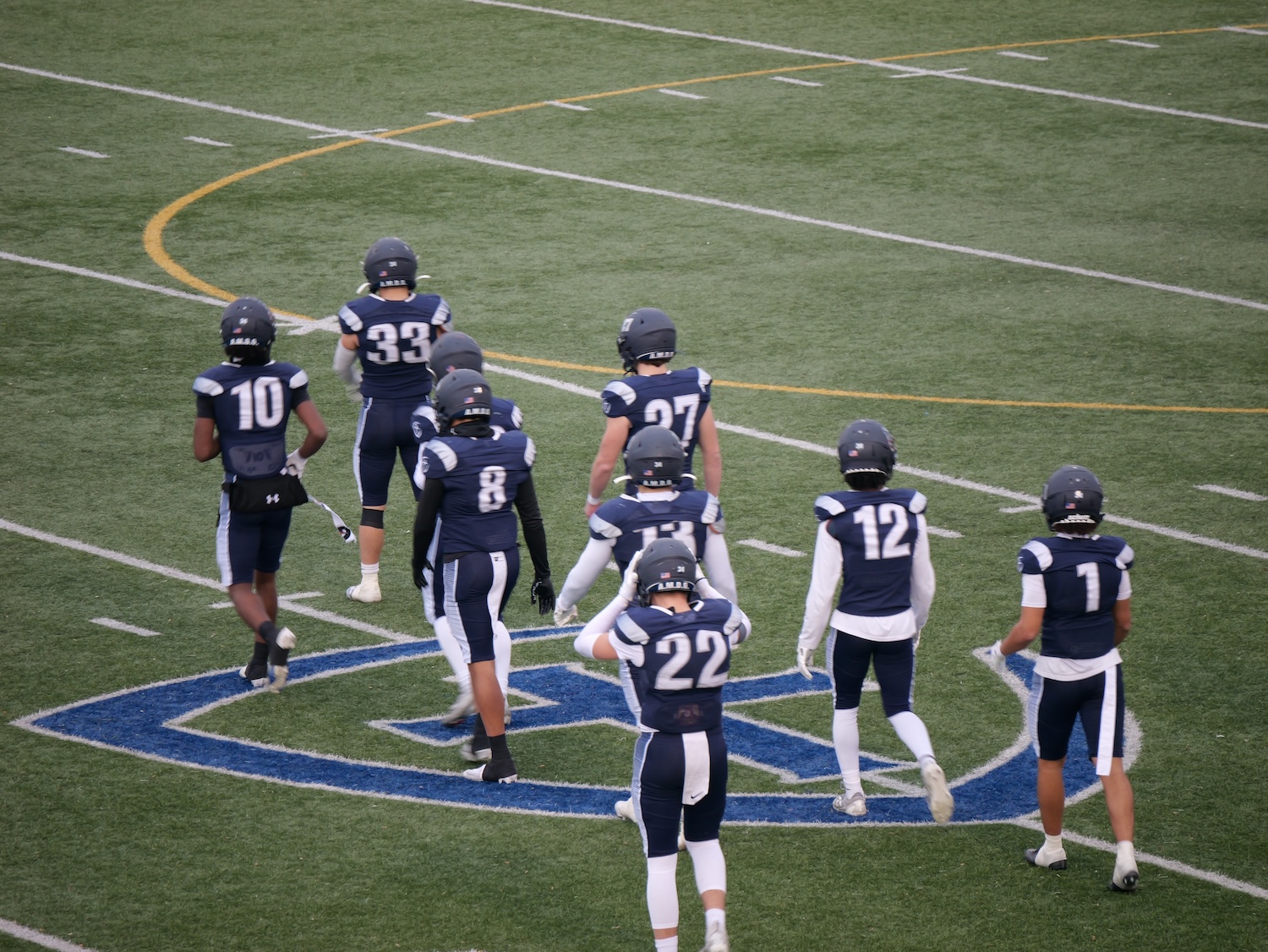 Gonzaga Prep Football Players Walking