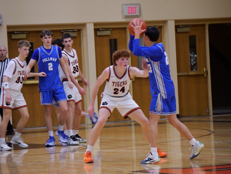 Pullman Basketball Player Passing