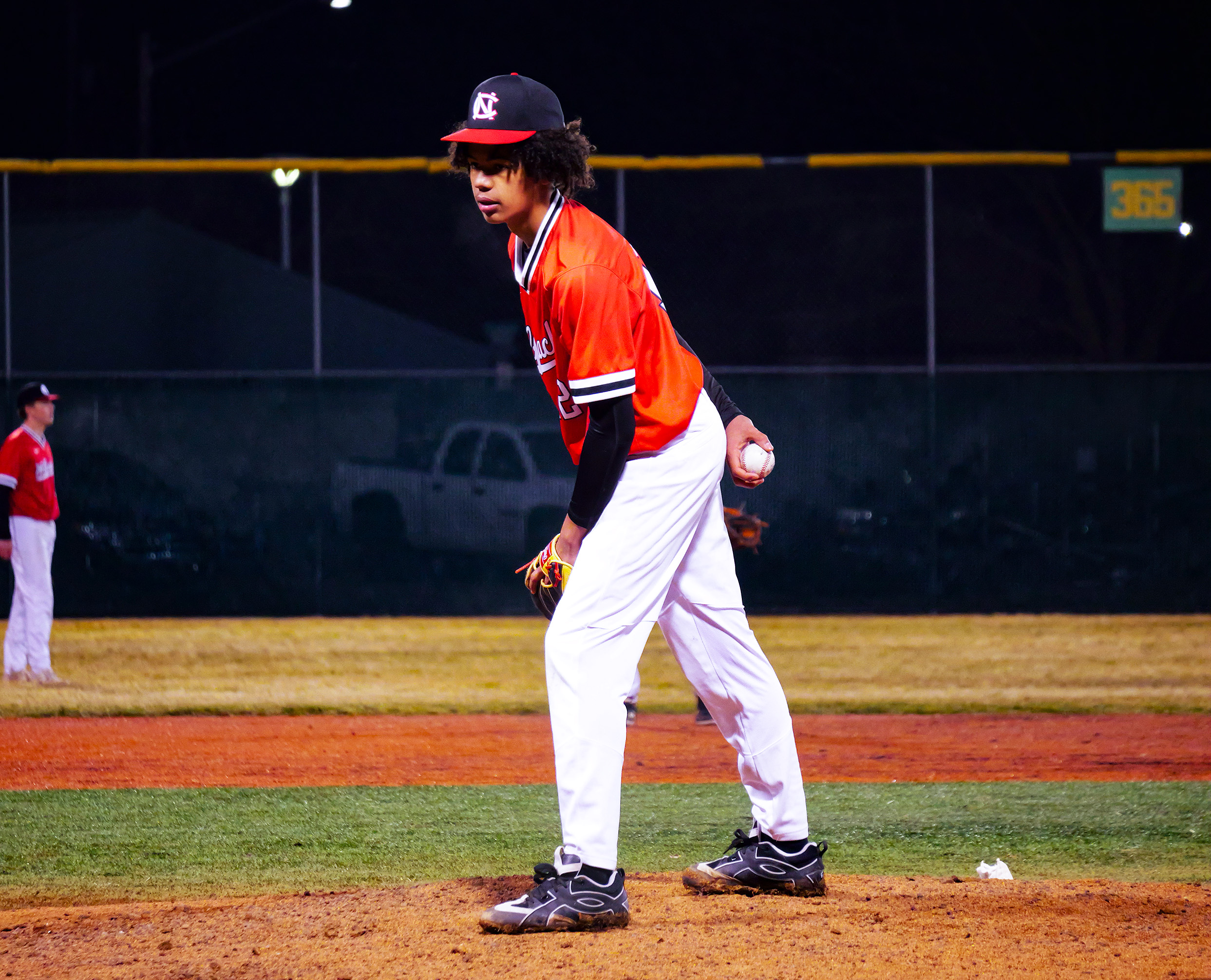North Central Baseball Pitcher