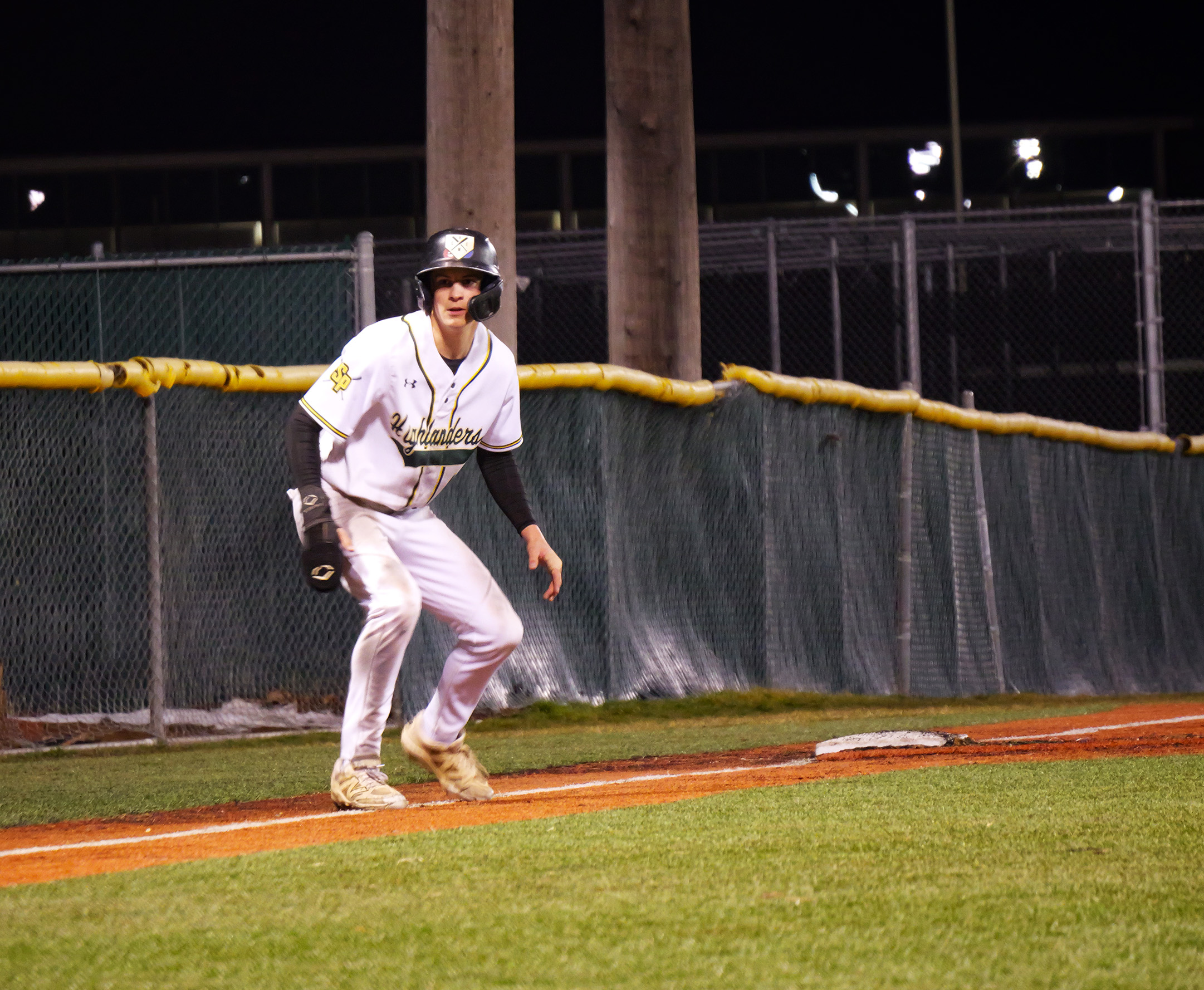 Shadle Park Baseball Player near base