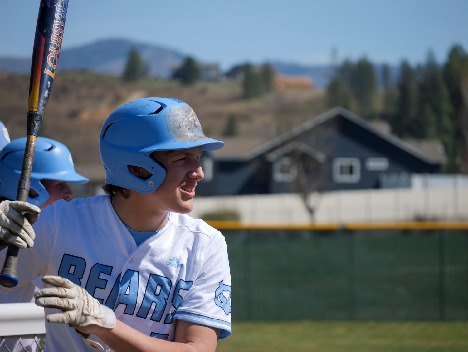 Central Valley baseball batter closeup