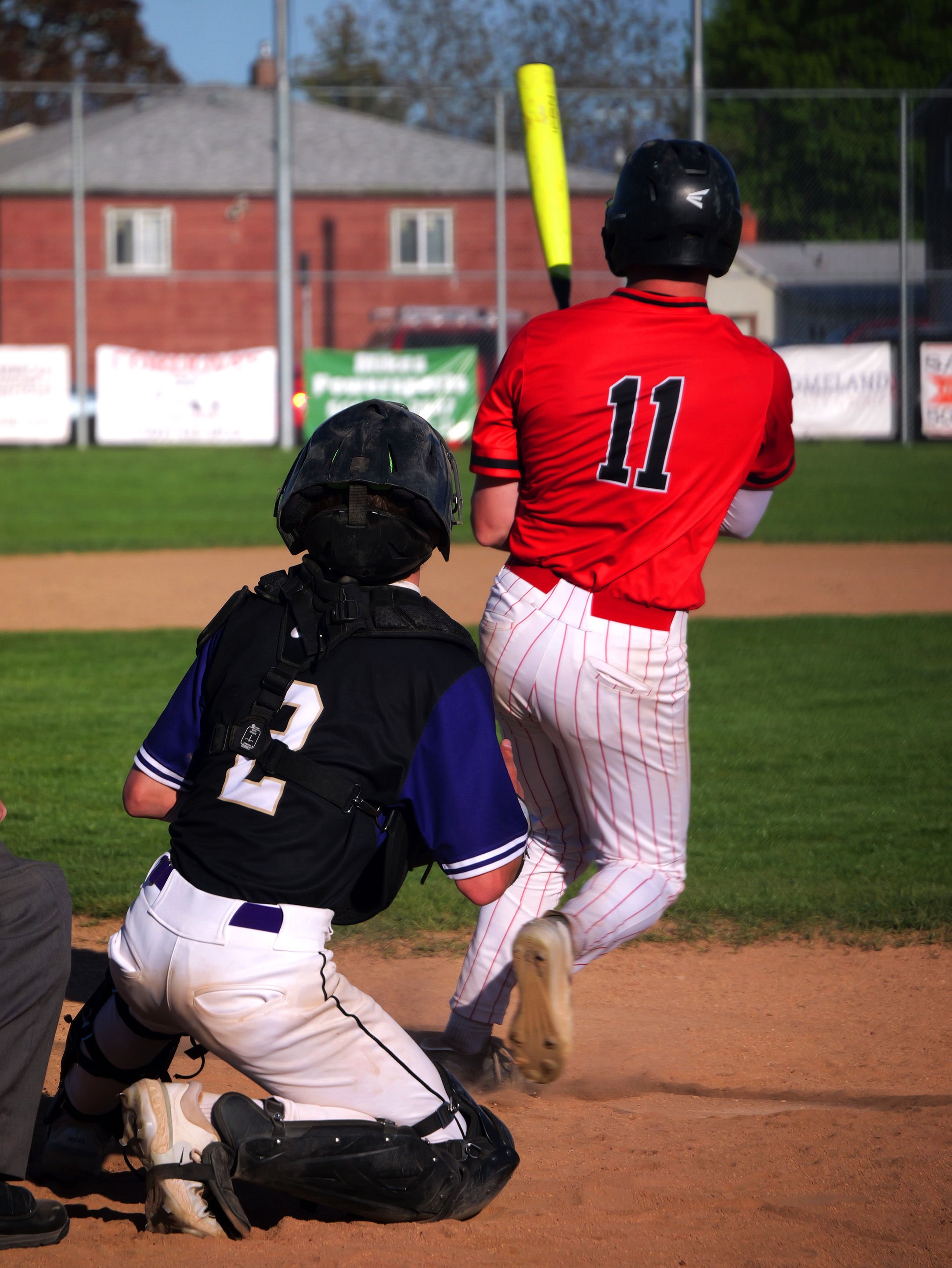Rogers Catcher and Clarkston Batter