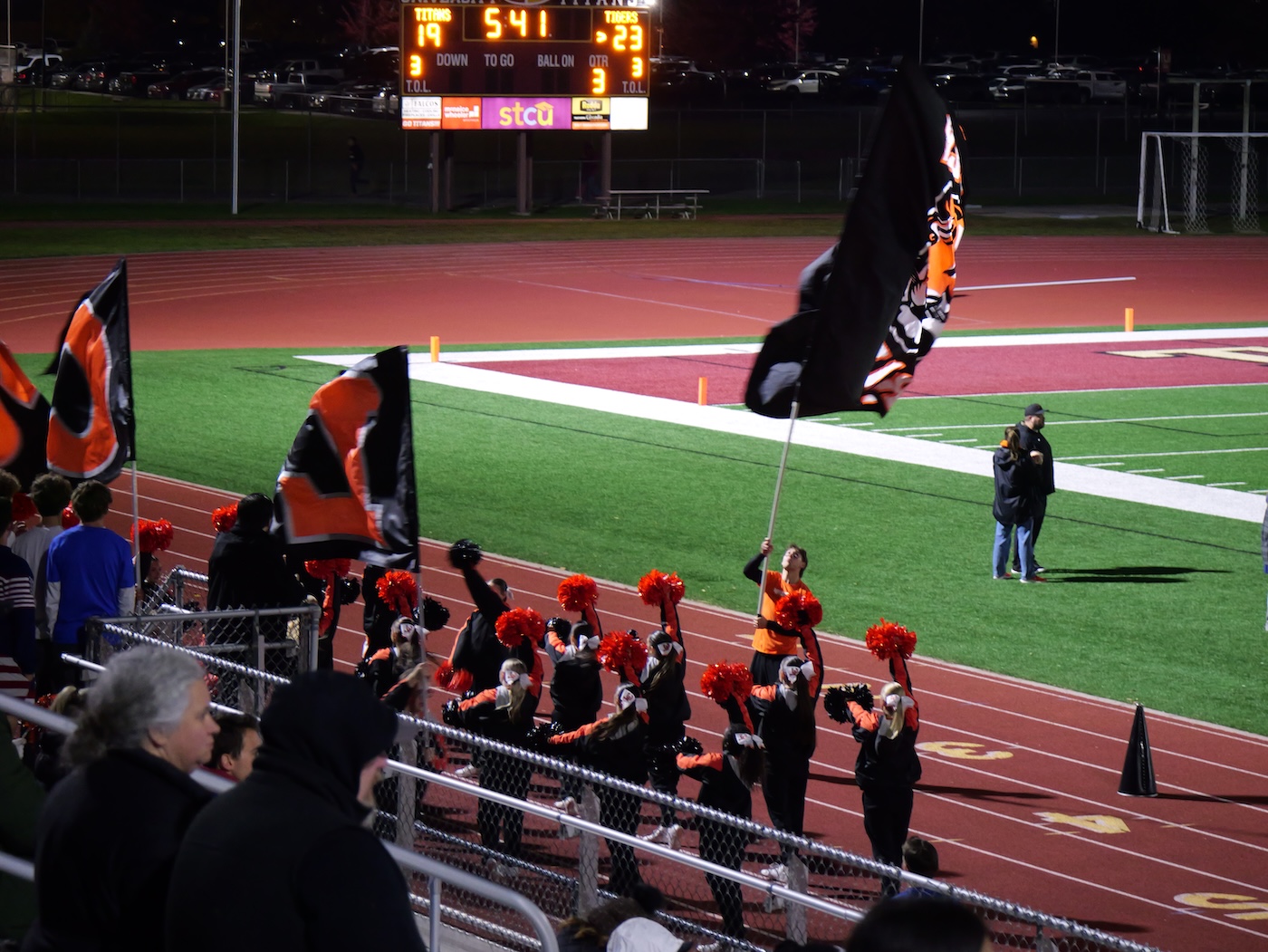 Lewis & Clark Football Cheerleaders
