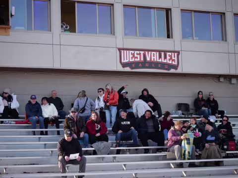 West Valley Supports in Bleachers vs Aberdeen