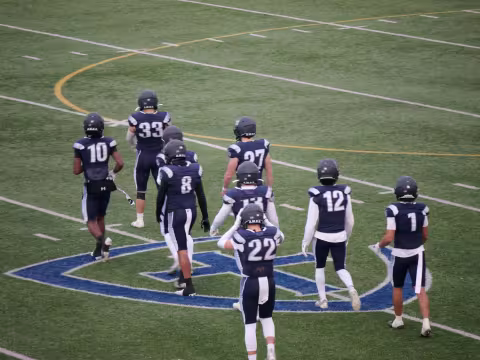 Gonzaga Prep Football Players Walking